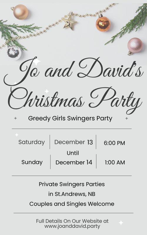 Atlantic Canada Swingers Parties